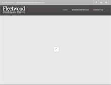 Tablet Screenshot of fleetwoodconference.com